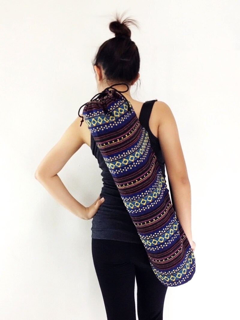 Handmade Yoga Mat Bag Yoga Bag Sports Bags Tote Yoga Sling bag Etsy