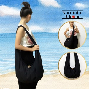 Handbags,Canvas Bag,Shoulder bag,Sling bag,Hobo bag,Boho  bag Messenger bag,Tote bag,Crossbody Purse  Black