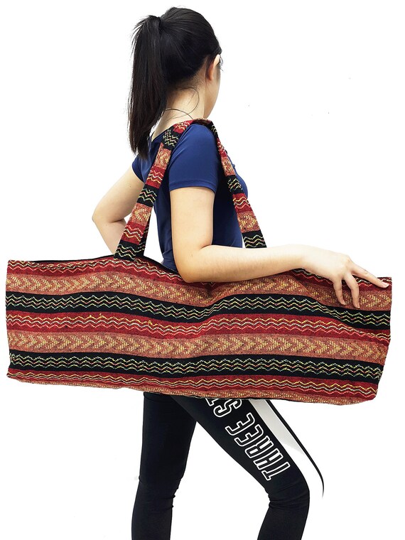 handmade yoga mat bag