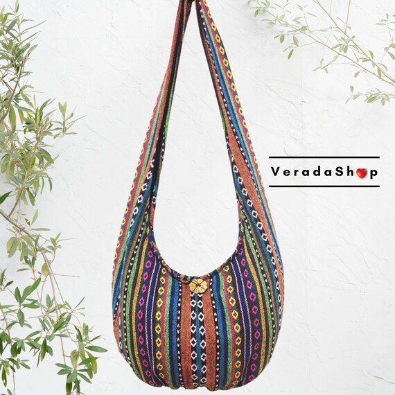 Woven Cotton Bag,hippie Bag,hobo Bag,boho Bag,shoulder Bag