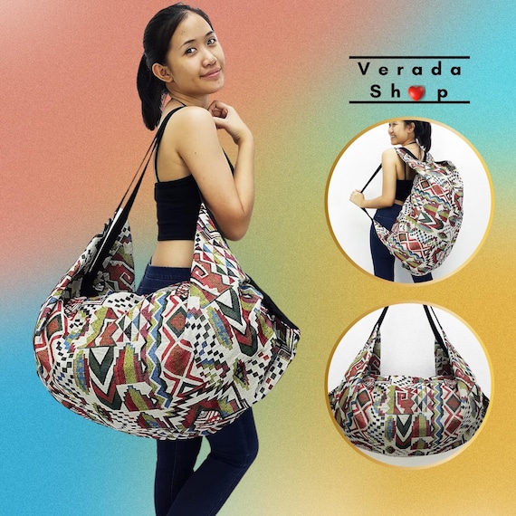 Gypsy Woven Slouch Bag in White Gypsy Woven Slouch Bag in White