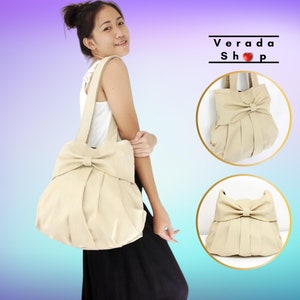 Handtaschen Canvas Tasche, Schultertasche, Hobo Tasche, Henkeltasche, Beuteltasche, Henkeltasche, Beuteltasche, Schultertasche, Schultertasche, Crossbody Tasche, Creme Bella