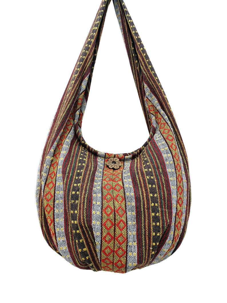 Thai Woven Bag Handbags Purse Tote Cotton Bag Hippie bag Hobo bag Boho Crossbody bag Shoulder bag Women bag Short /& Long Strap WF284