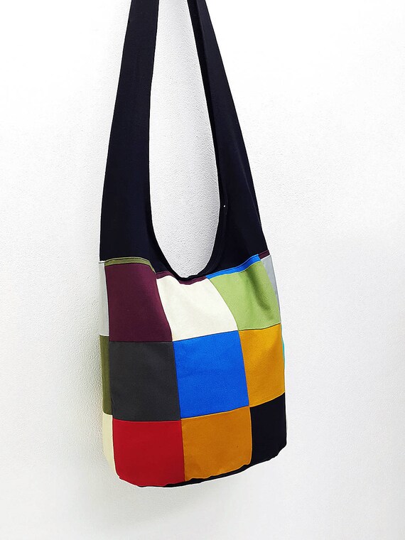 canvas hobo hippie sling bag