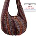 Thai Woven Bag Handbags Purse Tote Cotton Bag Hippie bag Hobo bag Boho Crossbody bag Shoulder bag Women bag Short & Long Strap (WF284)