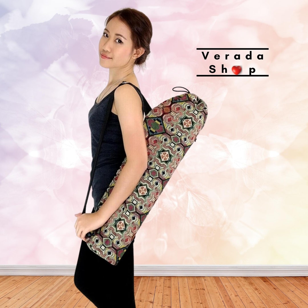 Handmade Yoga Mat Bag,yoga Bag,sports Bags,tote Yoga Sling Bag,pilates Bag,pilates Mat Bag,woven