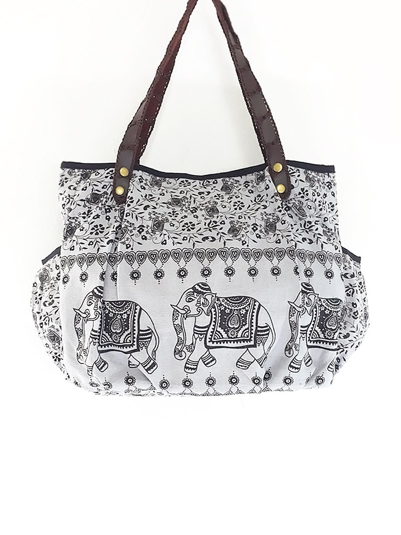 Women Bag Handbags Thai Cotton Bag Elephant Bag Hippie Bag - Etsy
