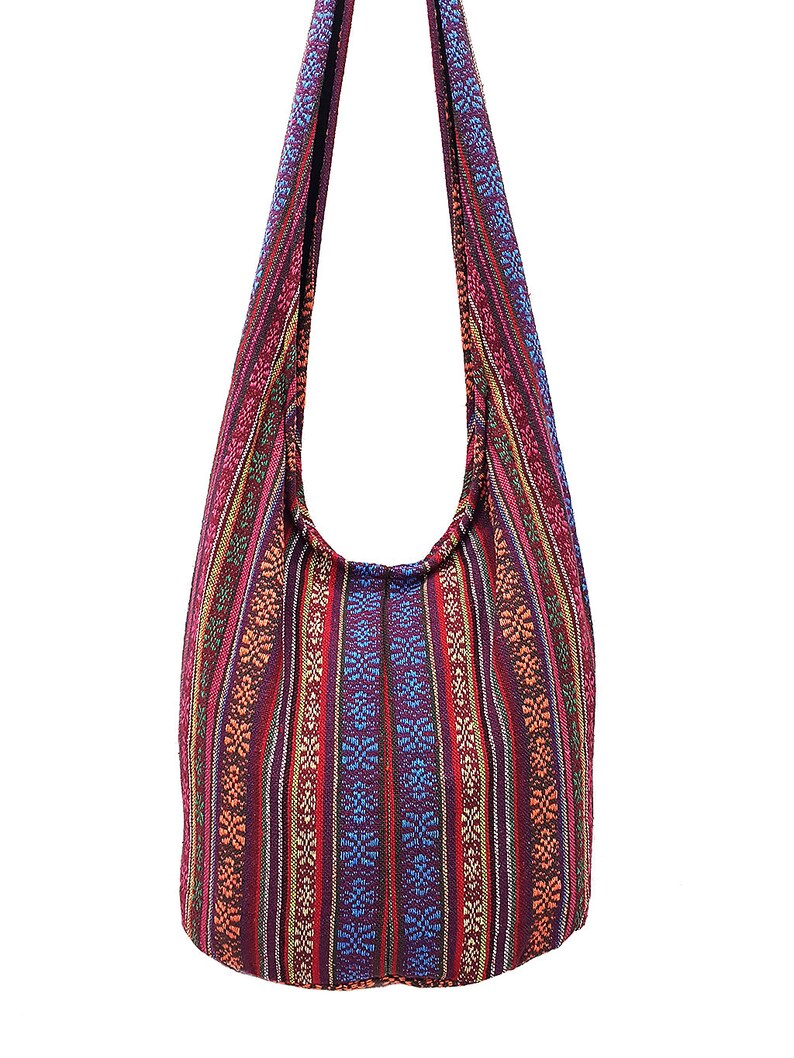 Woven Cotton Bag Hippie Hobo Bag Boho Bag Shoulder Bag Sling Etsy
