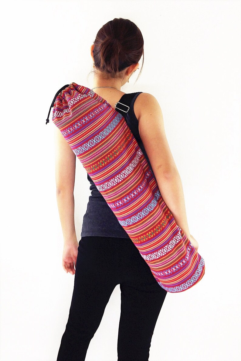 Handmade Yoga Mat Bag Yoga Bag Sports Bags Tote Yoga Sling Bag Etsy