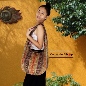 Thai Woven Bag,Handbags,Purse,Tote Cotton Bag,Hippie bag,Hobo bag,Boho Crossbody bag, Shoulder bag,Women bag,Short & Long Strap WF6 WF6 Short Strap16"