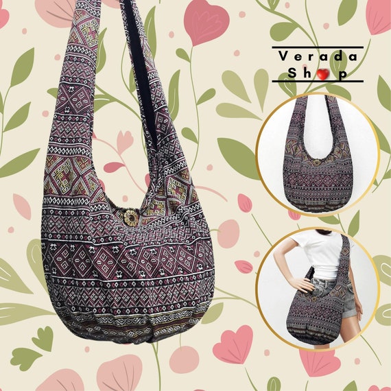 Boho Style Shoulder Bag, Hippie Women's Handbag