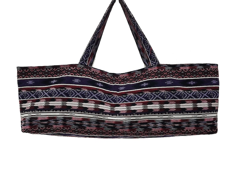 Handmade Yoga Mat Bag Sports Bags Woven Cotton Yoga Bag Tote Etsy