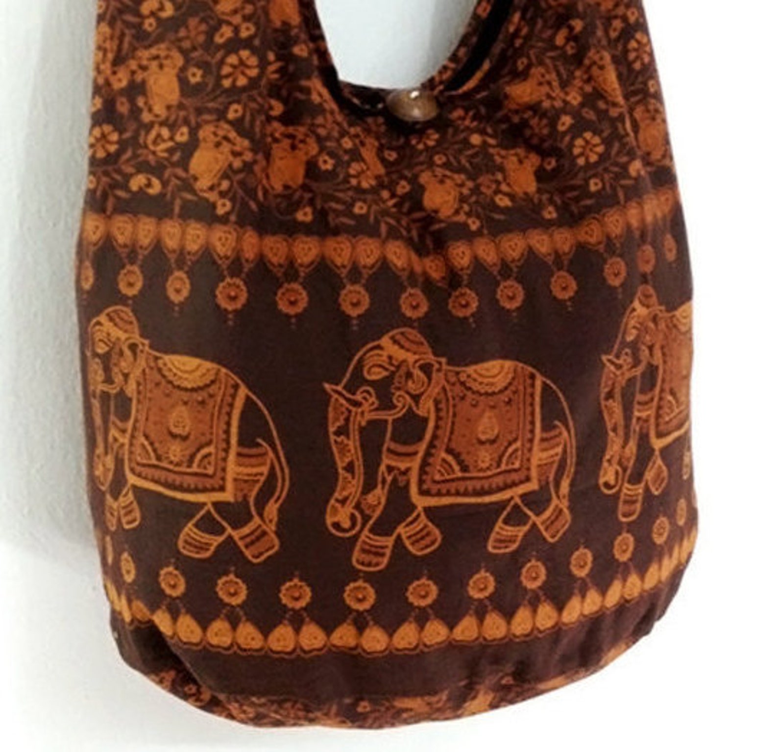 Women Bag Handbags Cotton Elephant Bag Hippie Hobo Bag Boho Etsy