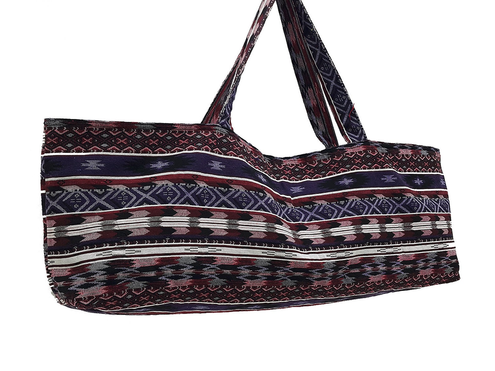 Handmade Yoga Mat Bag Sports Bags Woven Cotton Yoga Bag Tote Etsy