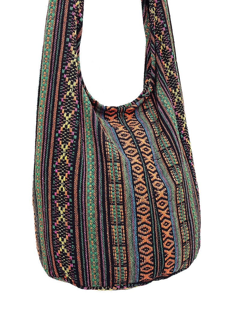 Woven Cotton Bag Hippie Hobo Bag Boho Bag Shoulder Bag Sling Etsy