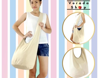 Handbags,Canvas Bag,Cotton bag Shoulder bag,Sling bag,Hobo bag,Boho bag,Messenger bag,Tote bag,Crossbody bag Purse Cream