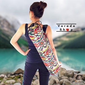 Handmade Yoga Mat Bag,Yoga Bag,Sports Bags,Tote Yoga Sling bag,Pilates Bag,Pilates Mat Bag,Woven Yoga Bag,Women bag,Woven Cotton bag (WF47)