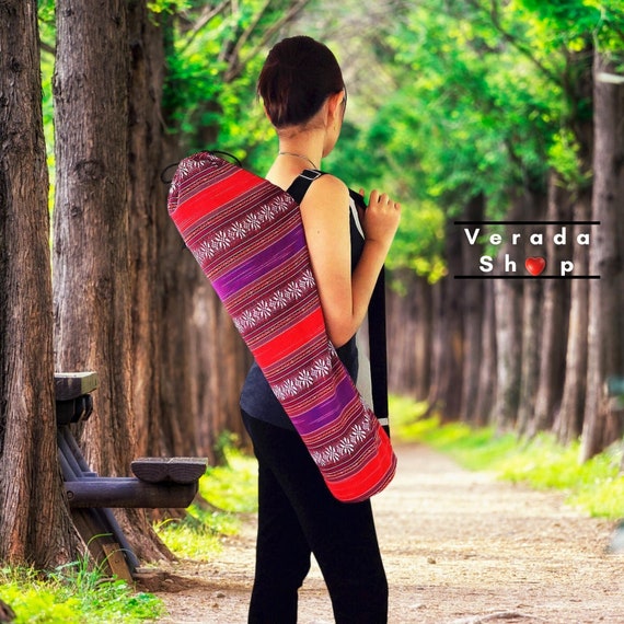 Handmade Yoga Mat Bag,yoga Bag,sports Bags,tote Yoga Sling Bag,pilates Bag, pilates Mat Bag,woven Yoga Bag,women Bag,woven Cotton Bag FF5 -  Canada