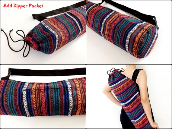 Handmade Yoga Mat Bag Yoga Bag Sports Bags Sling bag Pilates Bag Pilates Mat Bag Woven Bag Women bag Woven Cotton bag Black & White Labhanshi Handmade Yoga Mat Bag Yoga Bag Sports Bags Sling bag Pilates Bag Pilates Mat Bag Woven Bag Women bag Woven Cotton bag Black & White Labhanshi
