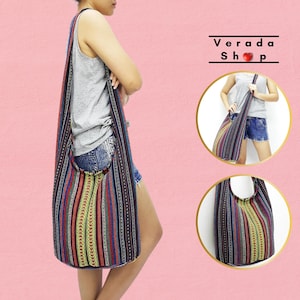 Woven Cotton Bag,Hippie bag,Hobo Boho bag,Shoulder bag,Sling bag,Messenger bag,Tote Crossbody bag Purse Women bag,Handbags,Long Strap CWB32