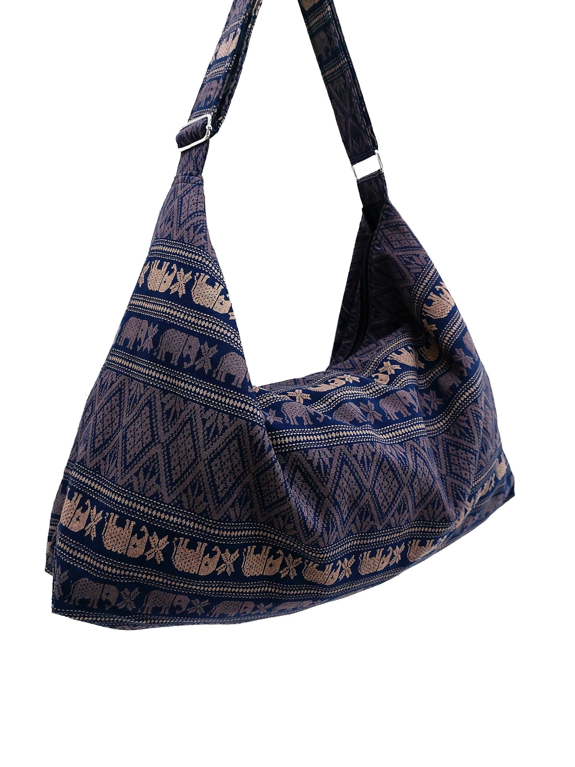 Thai Cotton Bag Women bag Tote Hippie bag Hobo bag Boho bag Etsy