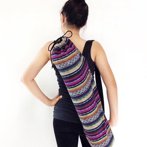Handmade Yoga Mat Bag Yoga Bag Sports Bags Tote Yoga Sling Bag Etsy