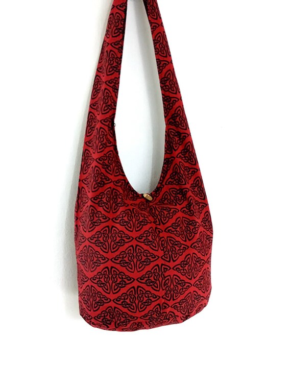 Cotton crossbody hobo bag best sale