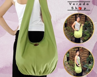 Handbags,Canvas Bag,Shoulder bag,Sling bag,Hobo bag,Boho  bag Messenger bag,Tote bag,Crossbody Purse  Pea Green