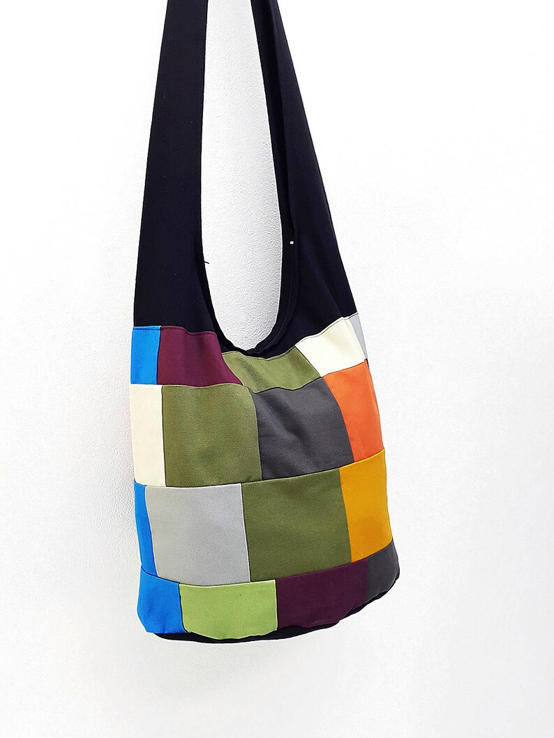 canvas hobo hippie sling bag