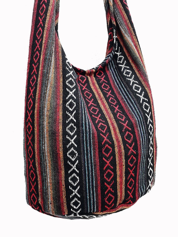 Tote bag Backpack Nepali cotton Hobo Large bag Crossbody Tribal Bag Hippie bag Bohemian Handmade bag cotton lining or waterproof lining