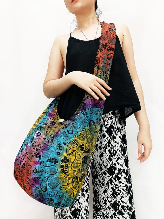 Buy Black Silver Handbag Women Shoulder Shopping Bag Tote Bags Hippie Bag  Beach Towel Carrier Bags at Amazon.in