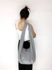 Handbags Canvas Bag Cotton bag Shoulder bag Sling bag Hobo bag Boho bag Messenger bag Tote bag Crossbody bag Purse  Light Gray 