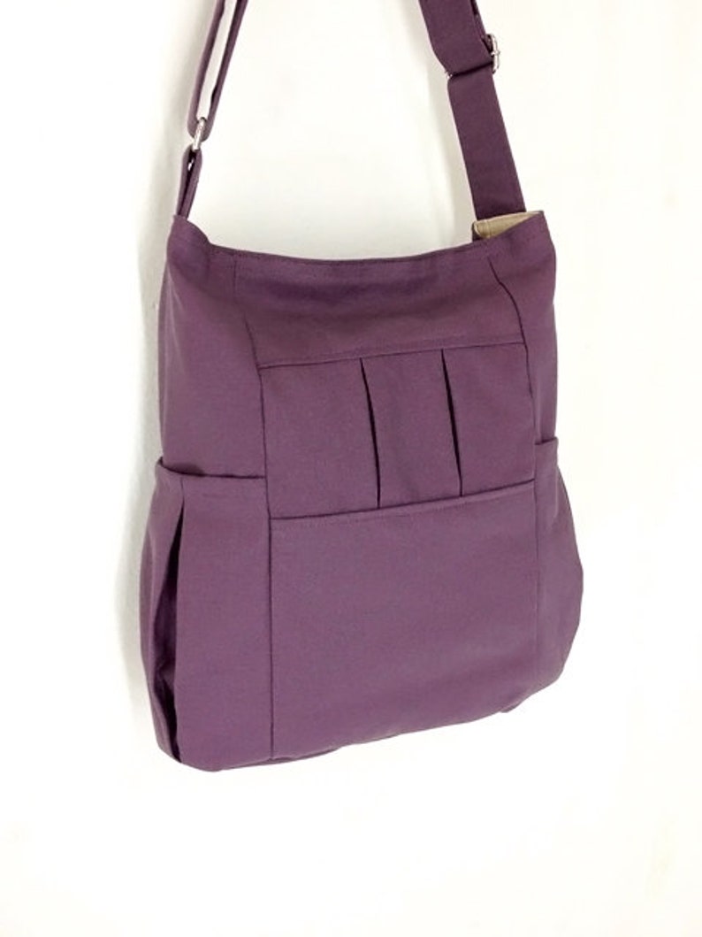 light purple diaper bag