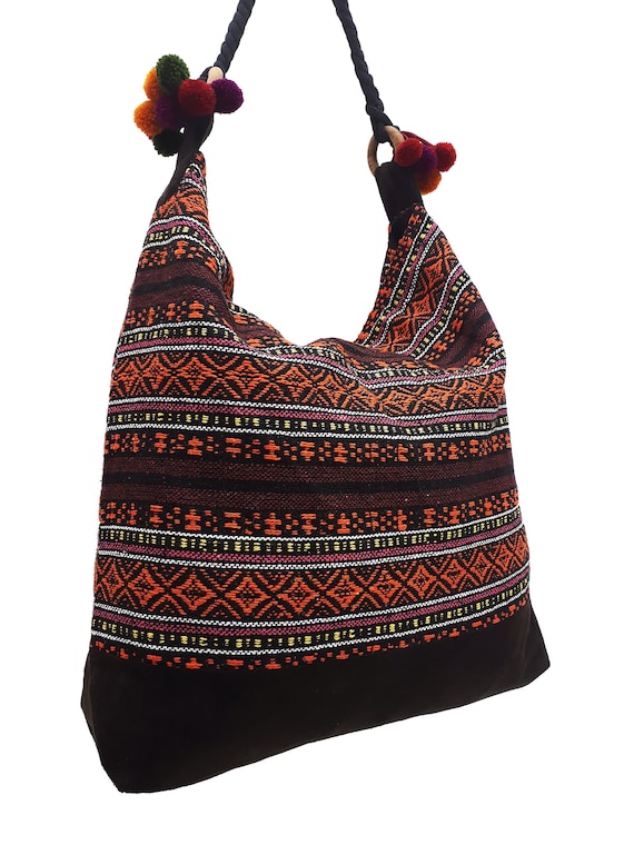Woven Bag Cotton Purse Tote Bag Women Bag Hippie Bag Hobo Bag - Etsy
