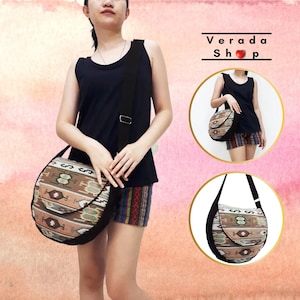 Woven Bag Cotton Purse Tote Women bag,Hippie bag,Hobo bag,Boho bag,Shoulder bag,Handbags,Crossbody Bag,Sling Bag Messenger Bag Beige - MMB30