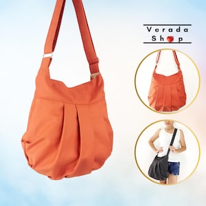 Handbags Cotton bag,Canvas Bag,Diaper bag,Shoulder bag,Hobo bag,Tote bag,Messenger bag,Purse Everyday bag,Burnt Orange Tracy2