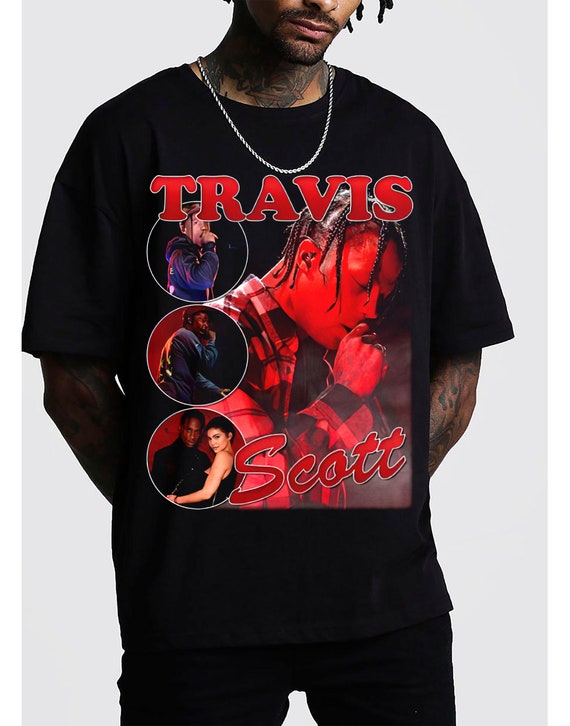 Vintage Travis Scott T-shirt Sweatshirt Long Sleeve Hoodie | Etsy
