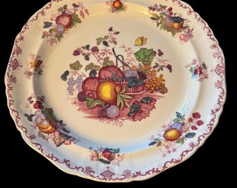 Mason’s Patent Ironstone Fruitbasket Pattern Cakeplate