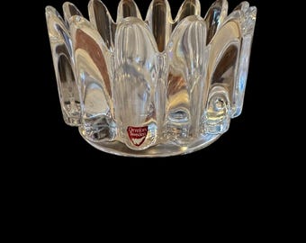 Orrefors Sweden Medium Princess Crystal Bowl