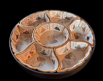 Kutani Lazy Susan Serving Set