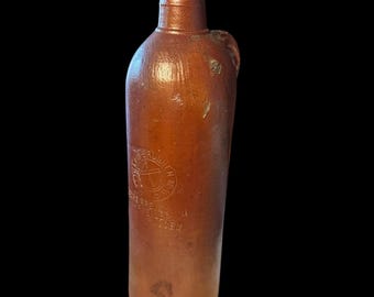 1860s George Kreuzberg Appollinaris Brunen Stoneware Water Bottle