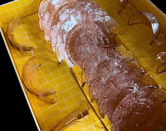 Children’s 1937 Jeanette Glass Cherry Blossom Tea Set