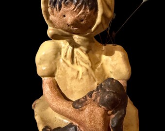 Metlox Poppytrail Helen Slater Poppet Skulptur 1970er Jahre Nancy