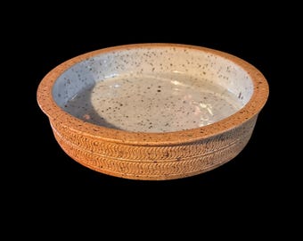 1970s Hrns Quistgaard for Dansk Stoneware Straight-sided Bowl As Is