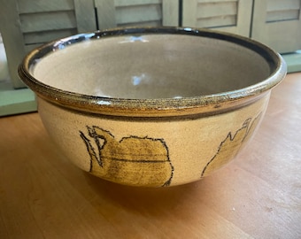 John Dunlap Abstract Pottery Bowl