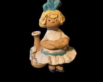 Metlox Poppytrail Helen Slater Poppet Girl mit Vase 1970er Jahre