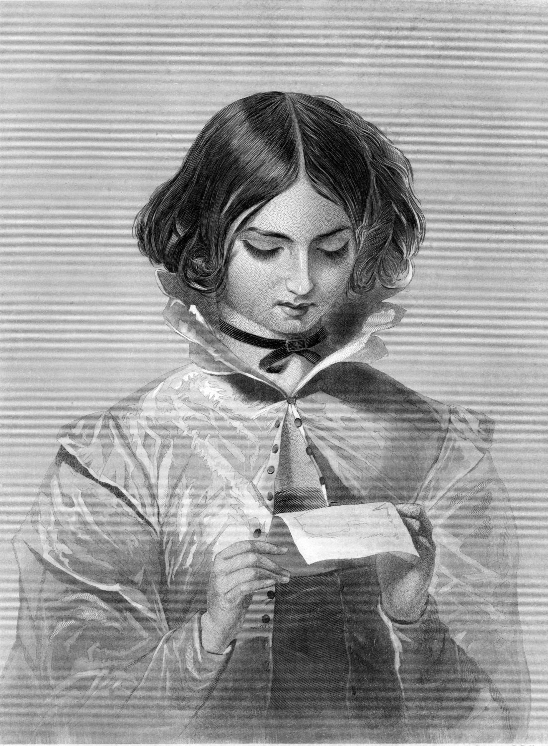 Antique portrait Engraving portrait Vintage engraving Woman Etsy