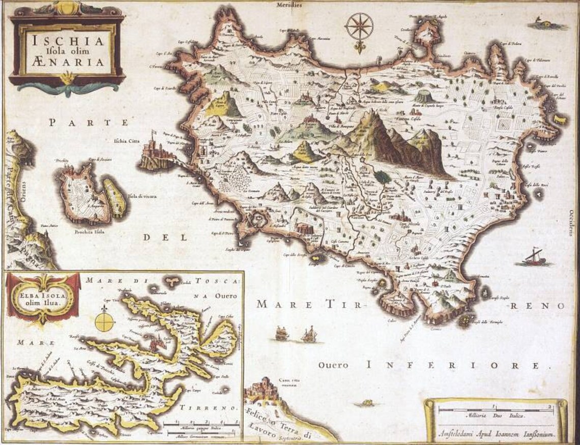 Ischia Ancient Maps Antique World Maps Old World Map | Etsy