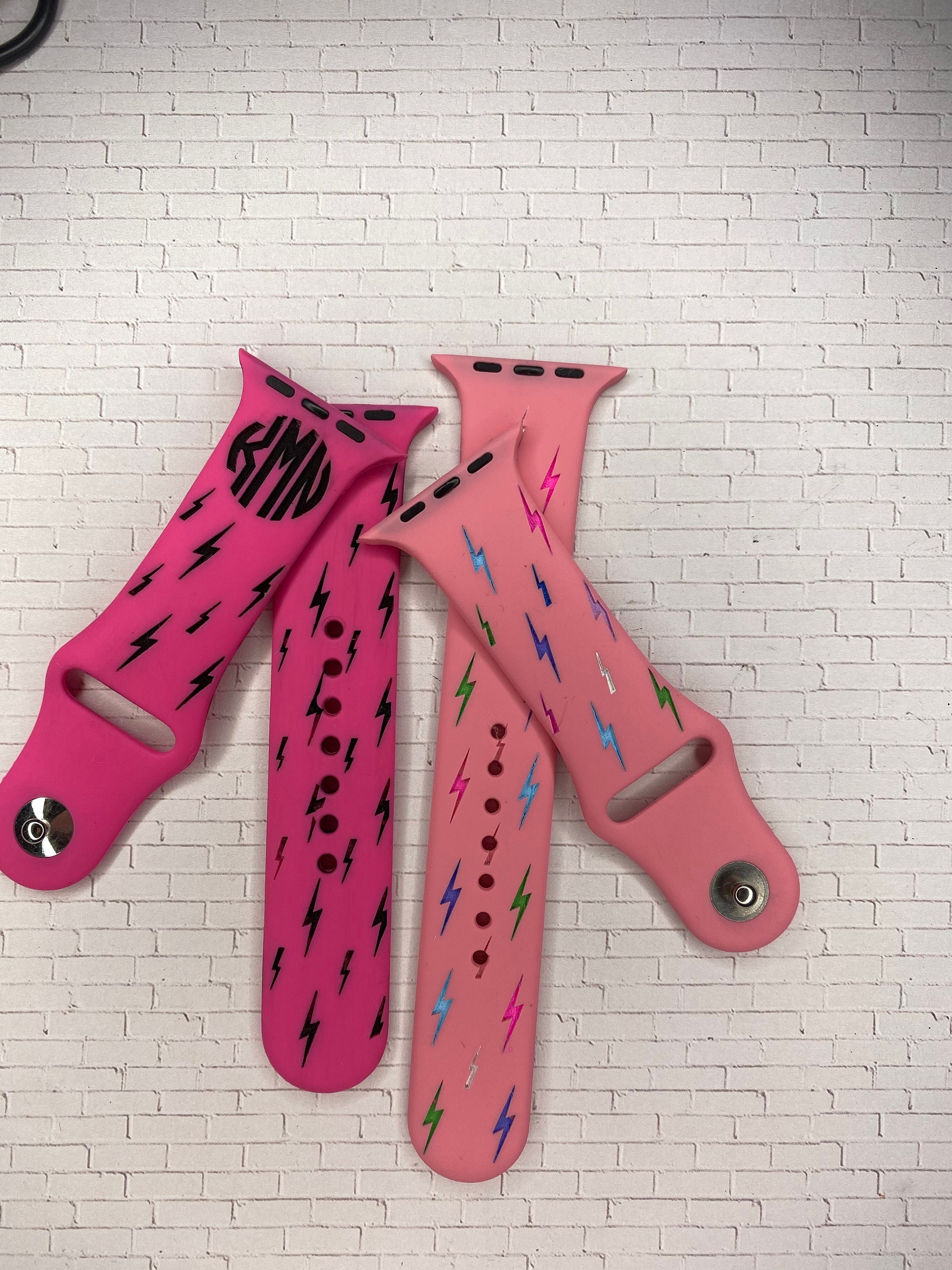 Lightning Bolt, Apple Watch Band File, Svg File, File for Laser Engraving Etsy