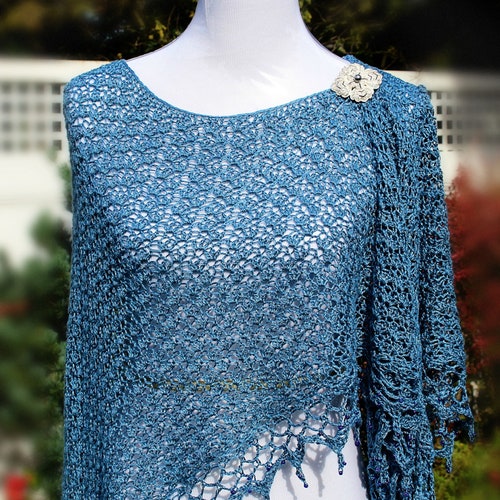 Crochet Pattern Shawl Wrap Cape Cod PDF 12-121 INSTANT - Etsy